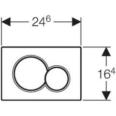 Кнопка Geberit Sigma 01 115.770.DT.5