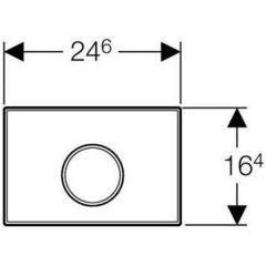Кнопка Geberit Sigma 10 115.758.KH.1