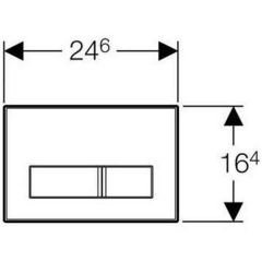Кнопка Geberit Sigma 50 115.788.SD.1