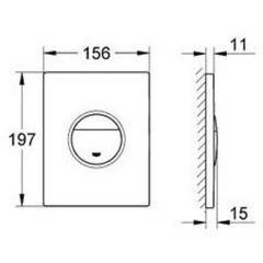 Кнопка Grohe Nova Cosmopolitan 38765SH0