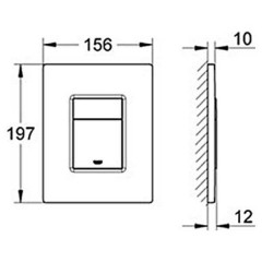 Кнопка Grohe Skate Cosmopolitan 38732SD0