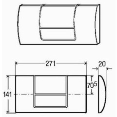 Кнопка Viega S-Line 8180.1 449032