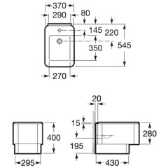 Биде Roca Element напольное 357574000