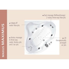 Ванна акриловая Ruben Design Maxus Maximus