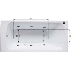Ванна акриловая Aquanet Roma 150x70