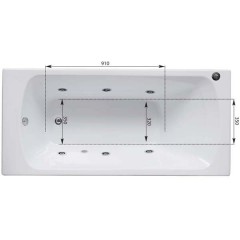 Ванна акриловая Aquanet Roma 160x70