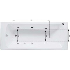 Ванна акриловая Aquanet Roma 170x70