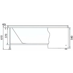 Ванна акриловая Aquanet Roma 170x70