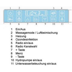 Ванна акриловая Eago AM154JDTSZ R