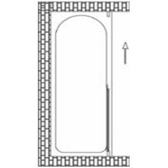 Шторка на ванну Vegas-Glass ZV