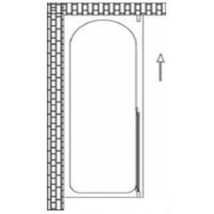Шторка на ванну Vegas-Glass ZV+ZVF