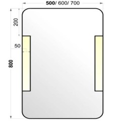 Зеркало Englhome Mirror Bravus BR600