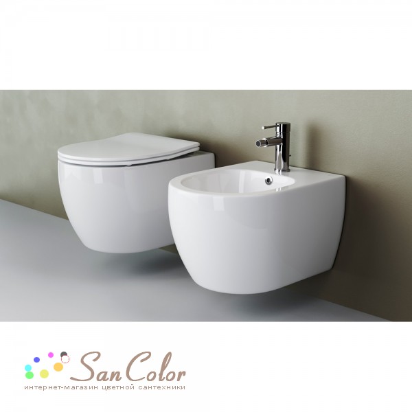 Унитаз подвесной Ceramica Nova Play CN3001 безободковый (артикул SC ...