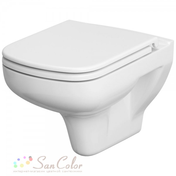 Унитаз подвесной Cersanit Colour Clean On (артикул SC-143099) — цена ...