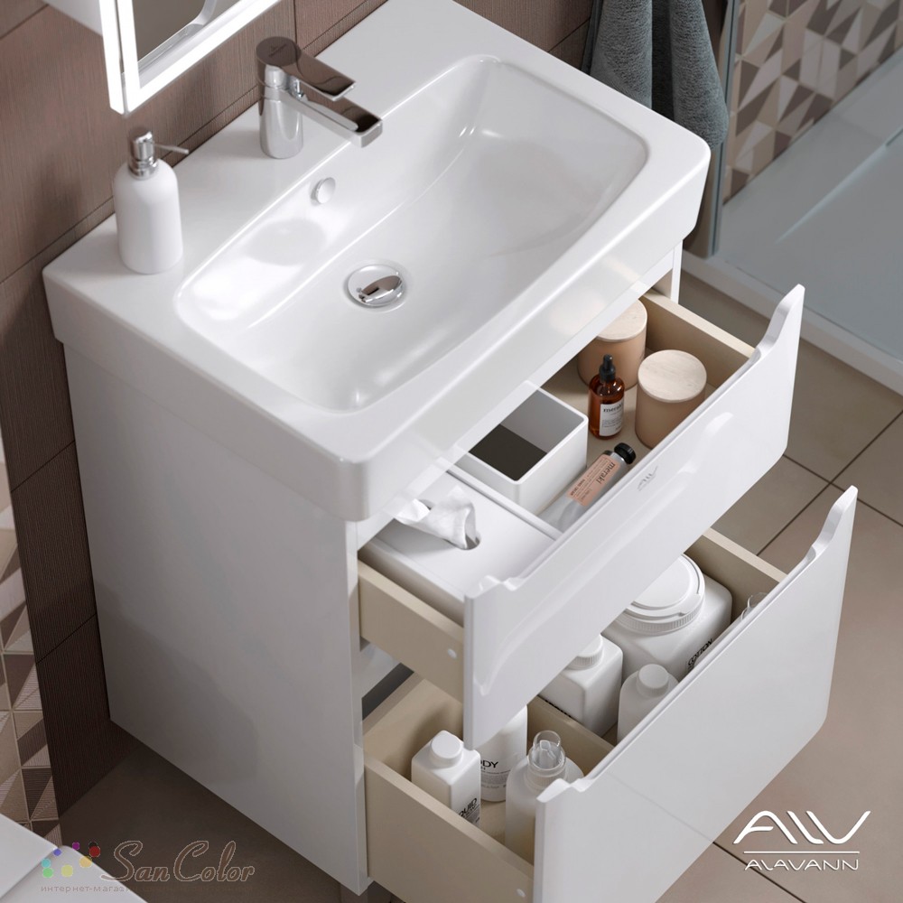 Тумба под раковину Alavann Lana 60 (Santek) (артикул SC-150216) — цена ...