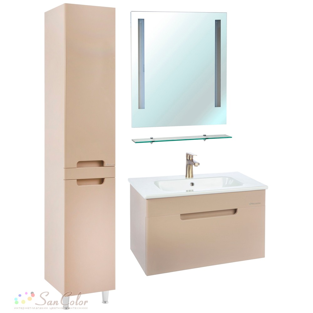сириус 80. Bellezza санриса 60. Bellezza мебель для ванной. тумба с раковиной «bellezza» сириус 100. тумба ванная навесная капучино.