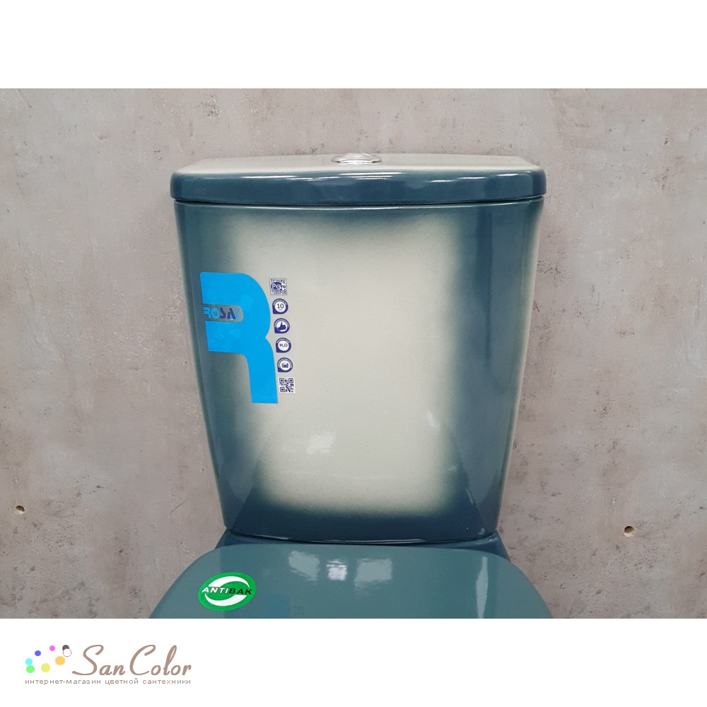 Унитаз Rosa Уют зелёный (артикул SC-153991) — цена, купить сантехнику в ...