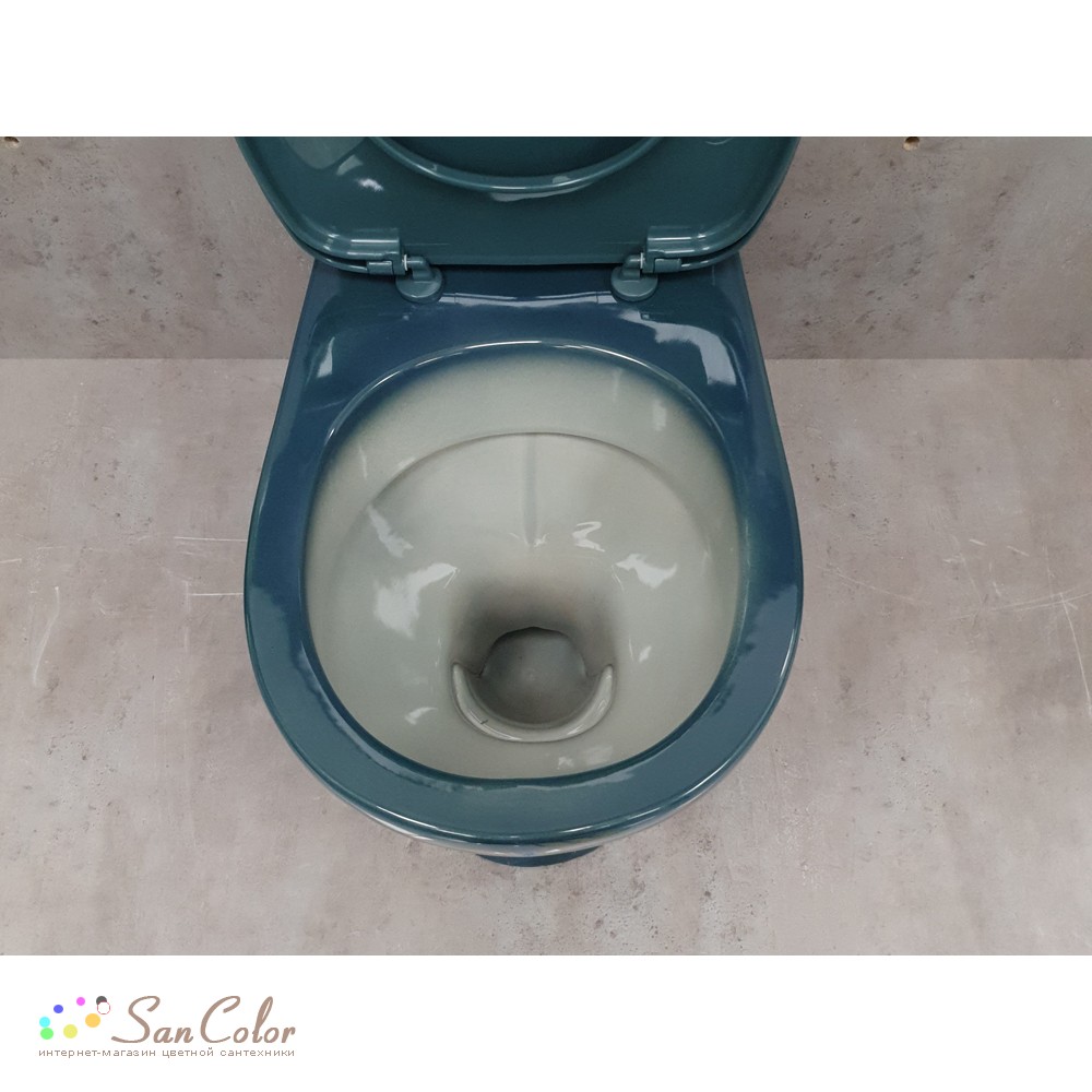 Унитаз Rosa Уют зелёный (артикул SC-153991) — цена, купить сантехнику в ...