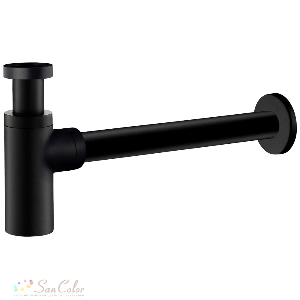 Сифон для раковины Timo 958/03L чёрный матовый (артикул SC-154279 ...