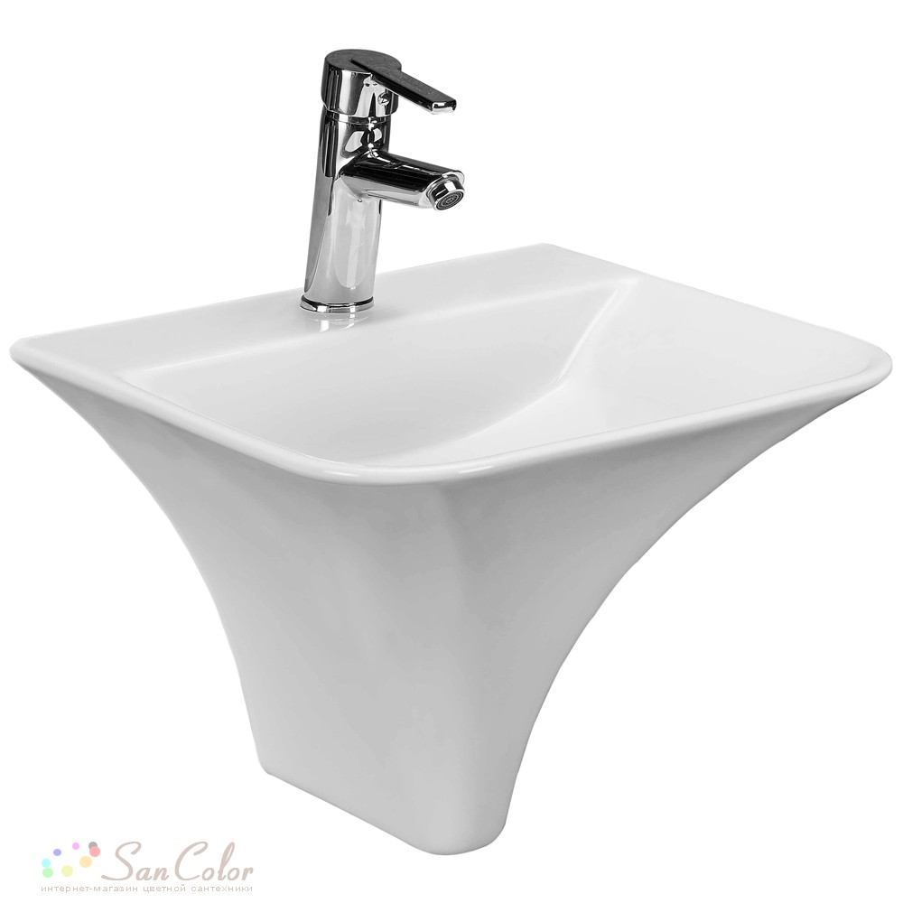 Раковина-моноблок beWash Ladoga 54461101 белый глянцевый (артикул SC ...