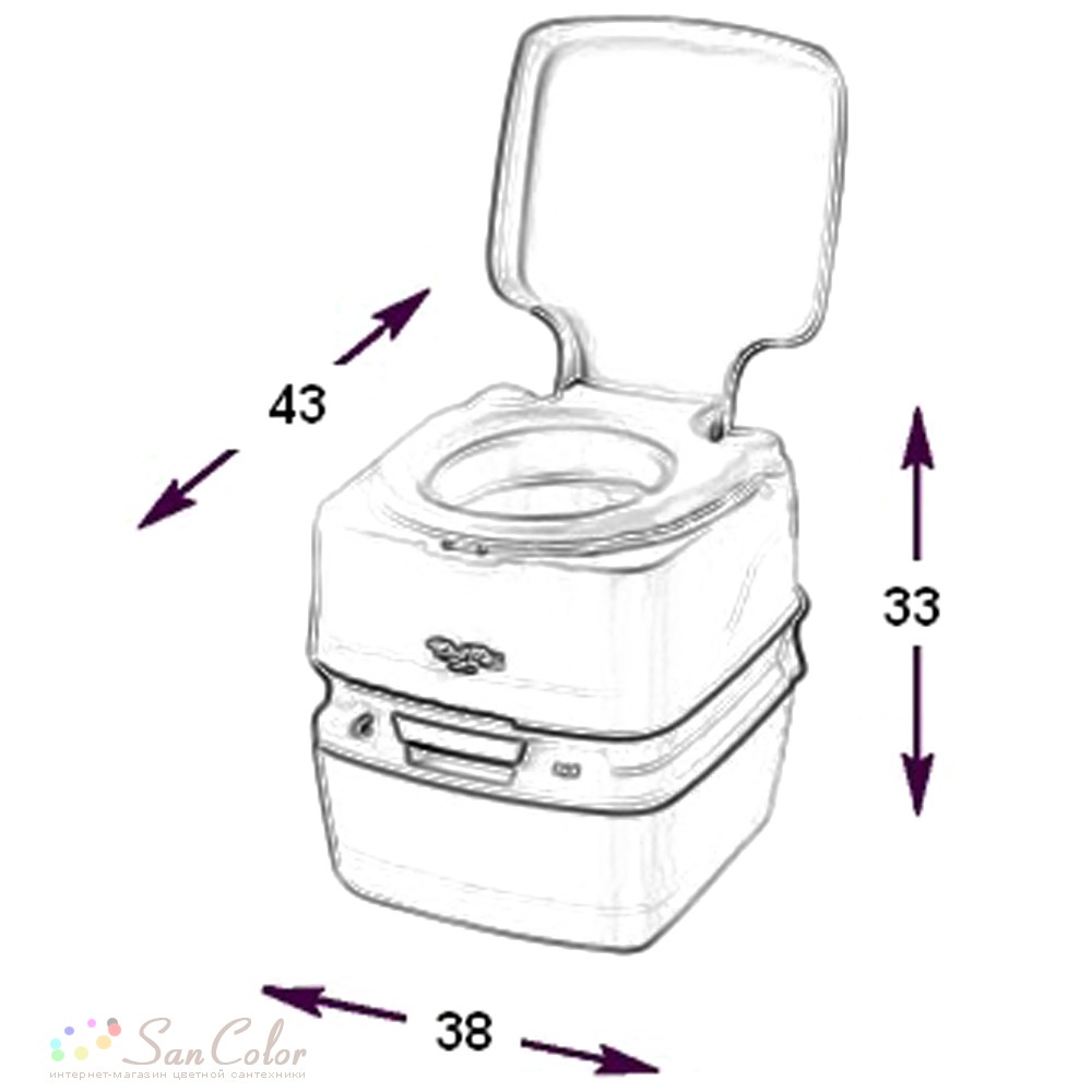 Биотуалет Thetford Porta Potti Qube 145 white (артикул SC-162417 ...