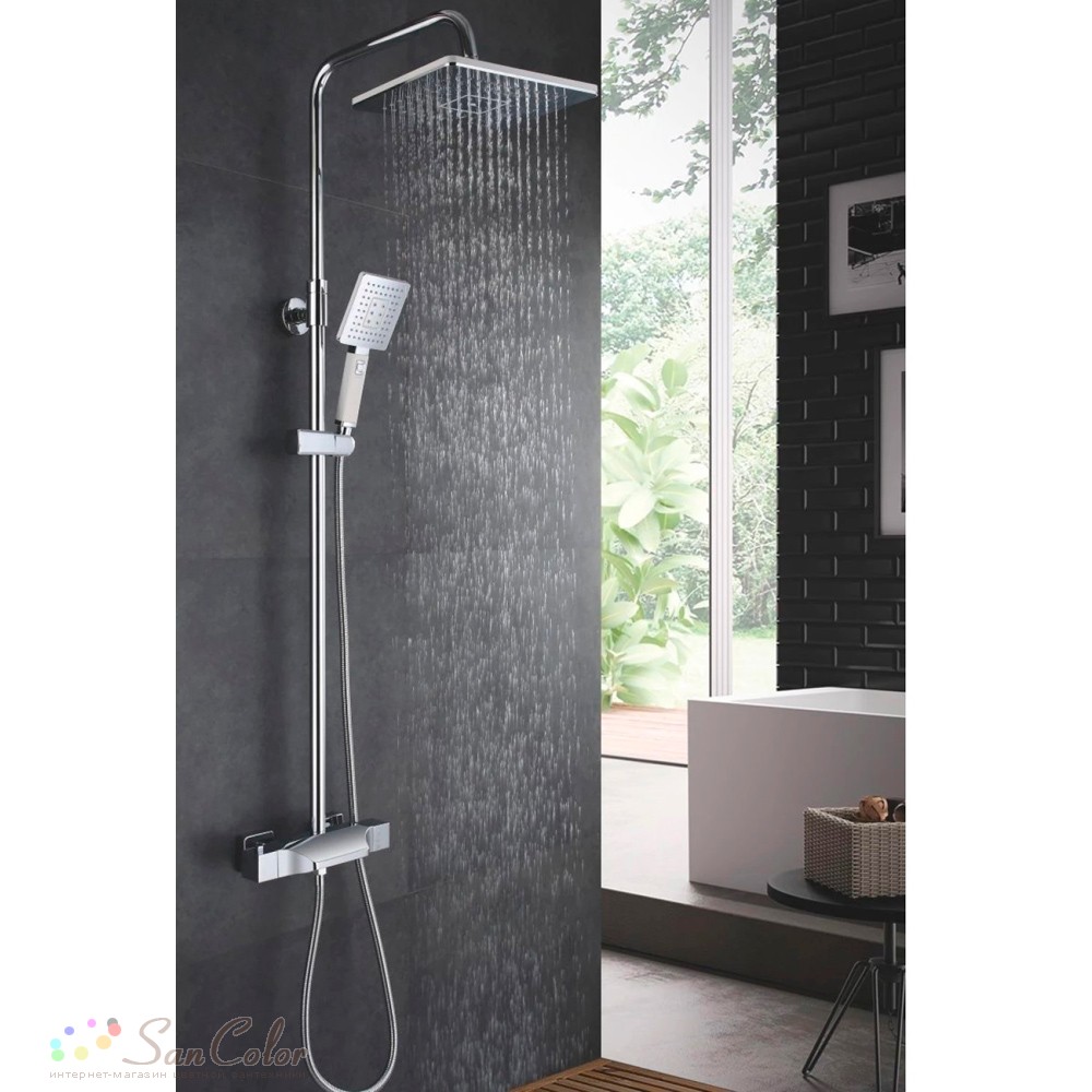 Душевая система Rose R3736 термостат (артикул SC-162457) — цена, купить ...