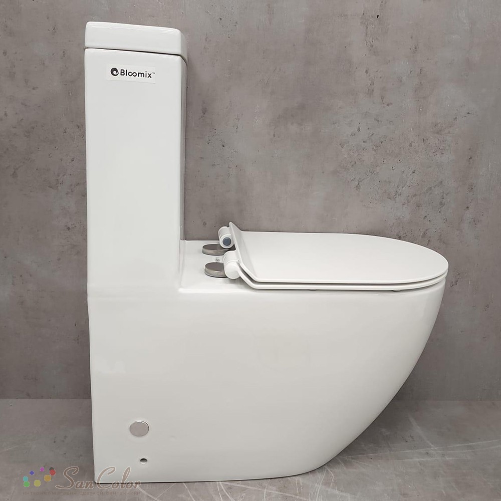 Унитаз Bloomix Solid 5011 моноблок безободковый (артикул SC-166121 ...