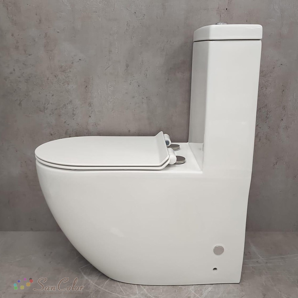 Унитаз Bloomix Solid 5011 моноблок безободковый (артикул SC-166121 ...