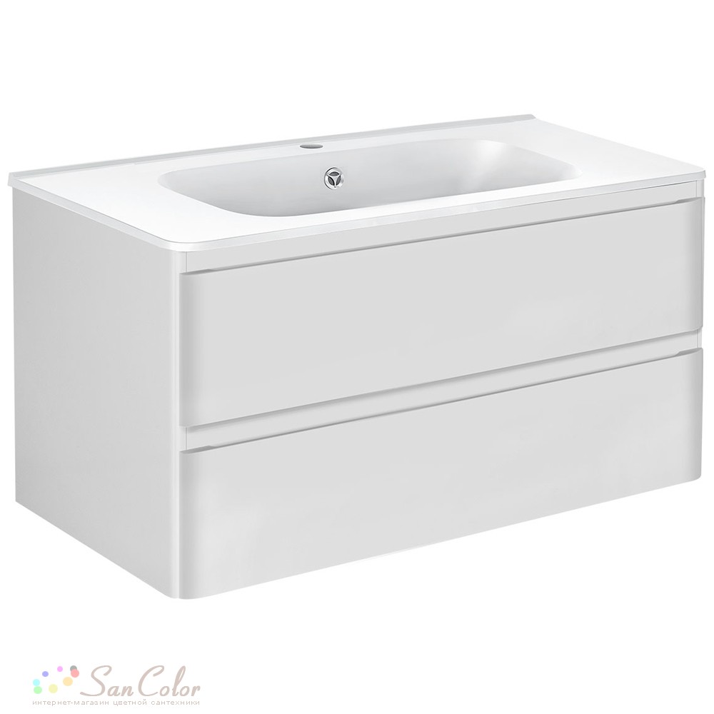 Тумба с раковиной Vincea Vico 1000 G.White (артикул SC-168987) — цена ...