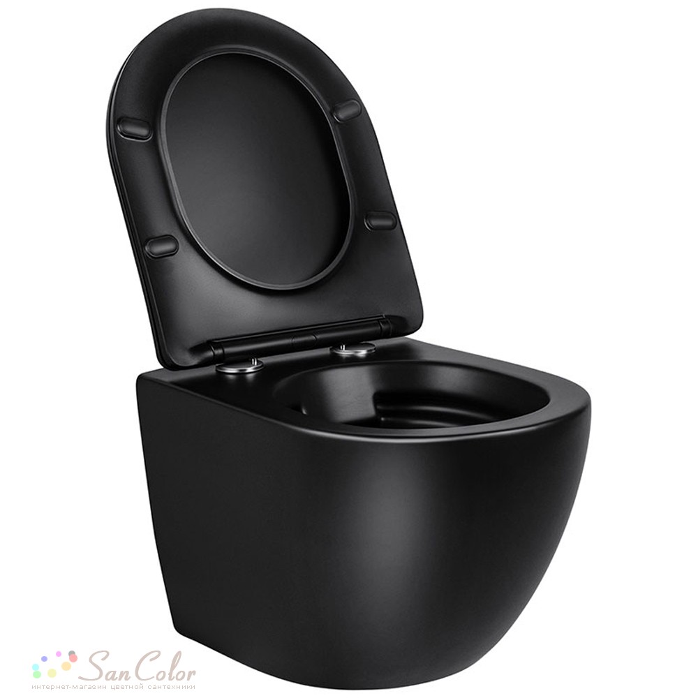 Унитаз подвесной Vincea Globo VT1-14SMB безободковый (артикул SC-169147 ...