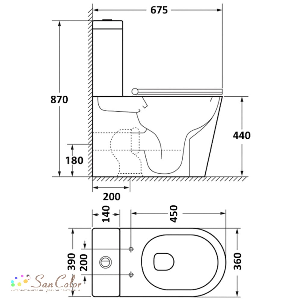 Унитаз Teymi Solli T40203 безободковый (артикул SC-171693) — цена ...