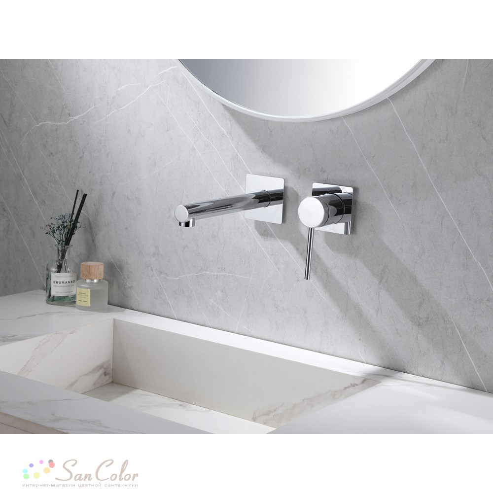 Смеситель скрытого монтажа abber. Смеситель скрытого монтажа abber. Смеситель скрытого монтажа abber. Смеситель для раковины высокий abber daheim af8211, хром. Rea viva chrom.