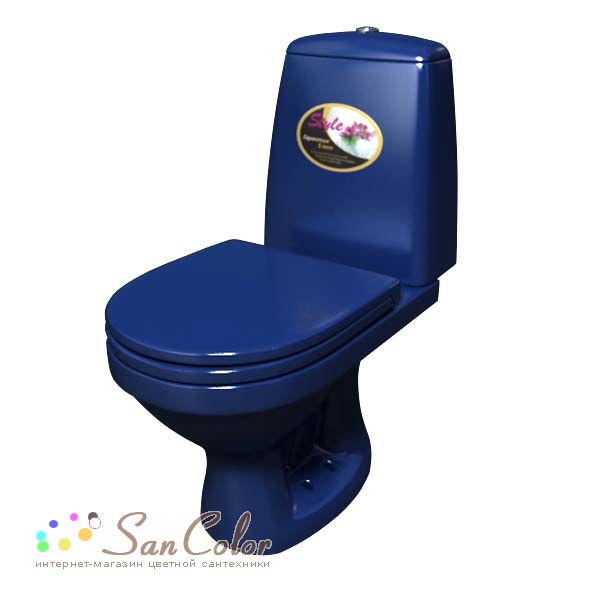 Унитаз Style 1215 синий (артикул SC-101406) — цена, купить сантехнику в ...