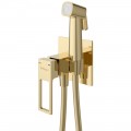 Смеситель с гигиеническим душем встраиваемый BelBagno Luce LUC-HGN-ORO