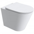 Унитаз приставной BelBagno Flay-tor BB1003CB-TOR/SC безободковый торнадо