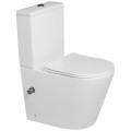Унитаз SantiLine SL-5014T-SM/BD безободковый торнадо с функцией биде и смесителем