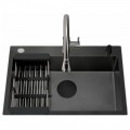 Мойка кухонная Cerutti Gloria 60 Nano Black CT11258