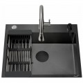 Мойка кухонная Cerutti Gloria 5045B Nano Black CT12252