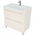 Тумба с раковиной Style Line ElFante Бергамо мини 80 напольная карамель