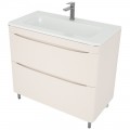 Тумба с раковиной Style Line ElFante Бергамо мини 90 напольная карамель