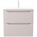 Тумба с раковиной Style Line ElFante Марелла 60 подвесная карамель