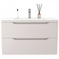 Тумба с раковиной Style Line ElFante Марелла 90 подвесная карамель