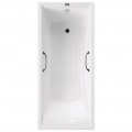 Ванна чугунная Vinsent Veron Devon VDV1707045H/VH0012BL-AS 170x70 с ручками и антискользящим покрытием