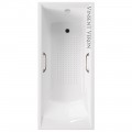 Ванна чугунная Vinsent Veron Devon VDV1757045H/VH0012BR-AS 175x70 с ручками и антискользящим покрытием