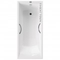 Ванна чугунная Vinsent Veron Devon VDV1757045H/E60327CH-AS 175x70 с ручками и антискользящим покрытием