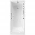 Ванна чугунная Vinsent Veron Devon VDV1807045H/VH0012GM-AS 180x70 с ручками и антискользящим покрытием