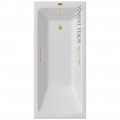 Ванна чугунная Vinsent Veron Kingston VKN1808050H/VH0012MGD-AS 180x80 с ручками и антискользящим покрытием
