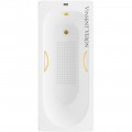 Ванна чугунная Vinsent Veron Soissons VCN1707042H/VH0015MGD-AS 170x70 с ручками и антискользящим покрытием