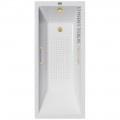 Ванна чугунная Vinsent Veron Square VSQ1407045H/VH0012MGD-AS 140x70 с ручками и антискользящим покрытием