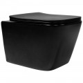 Унитаз подвесной Charus Alva Black EWC700-114B безободковый